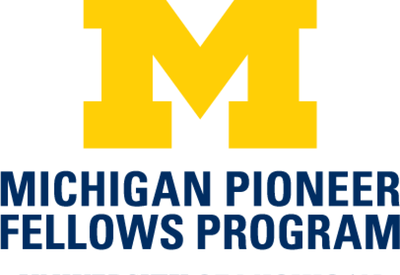 Logo for the Michigan Pioneer Fellows program
