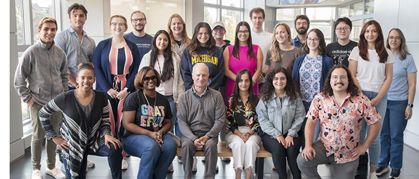 Group photo of the Sherman lab members