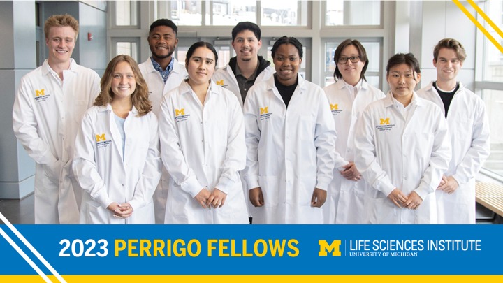 Group photo of the 2023 Perrigo Undergraduate Summer Fellows